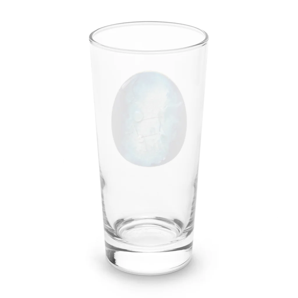 祝祭🧊テクスチャーアートのてんびん座 Long Sized Water Glass :back