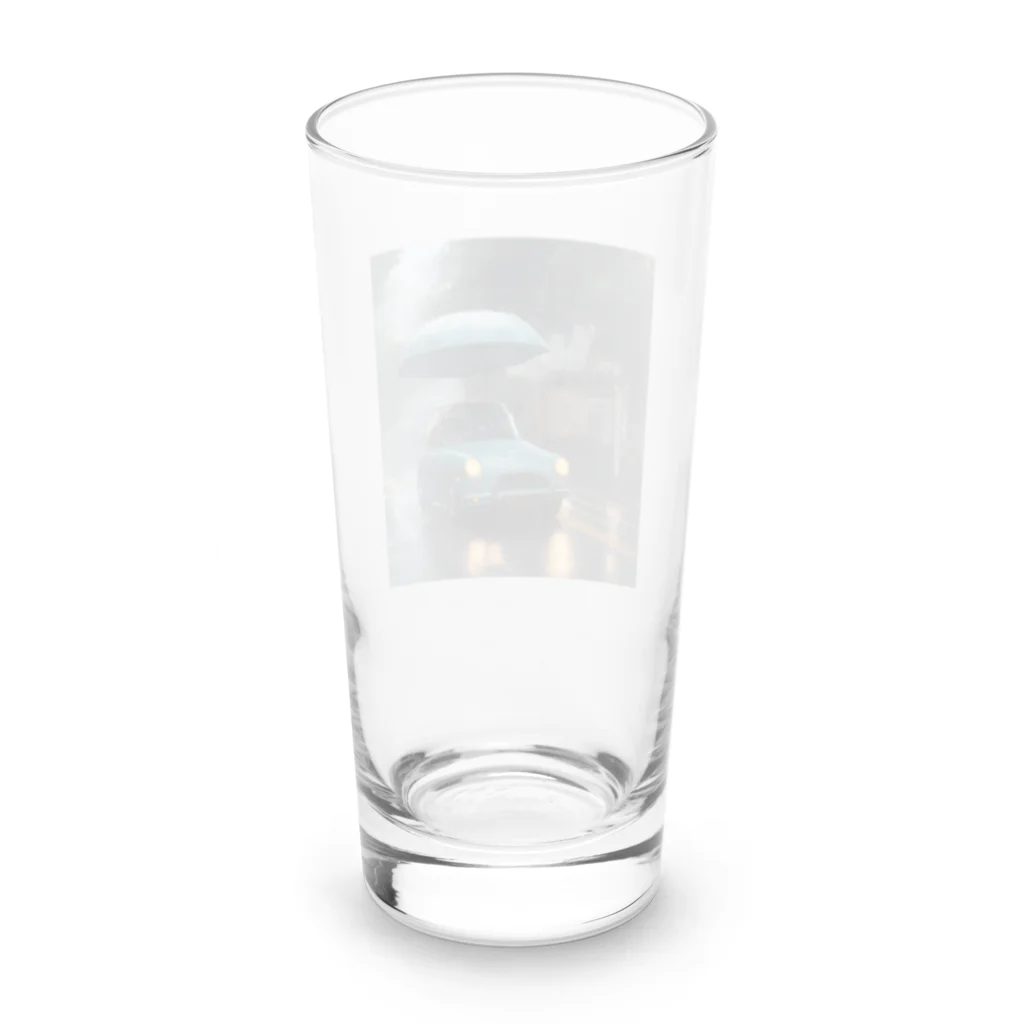 nonbiri-yaの雨車 Long Sized Water Glass :back