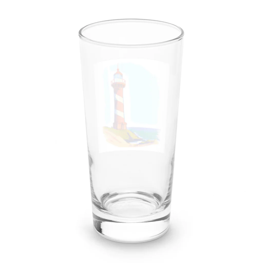 にゃんこの灯台 Long Sized Water Glass :back