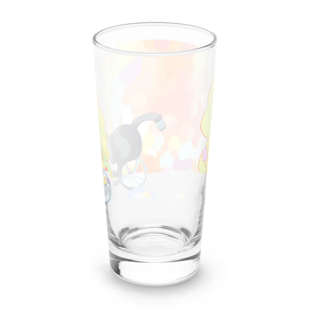 じゆうふぁくとりーの自由気まま Long Sized Water Glass :back