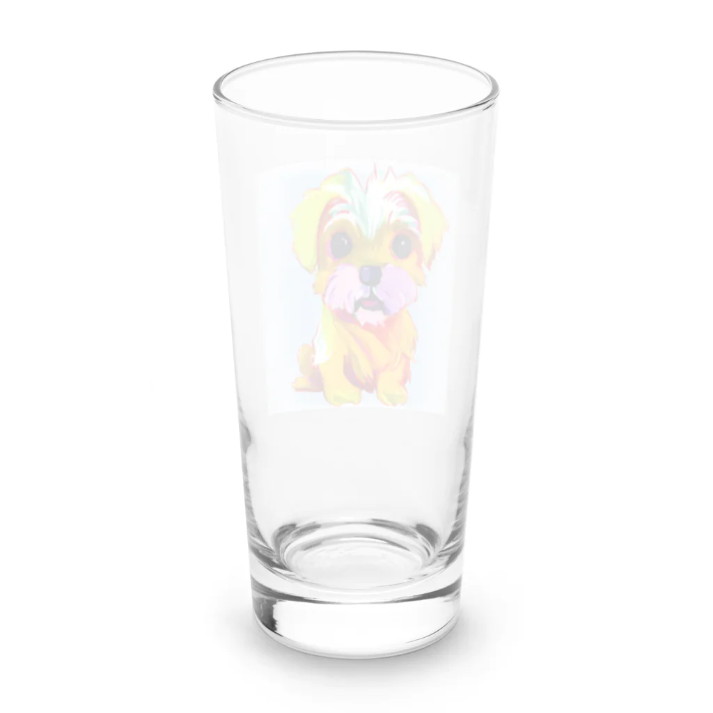 dogcatanimalの可愛いマルチーズグッズ Long Sized Water Glass :back