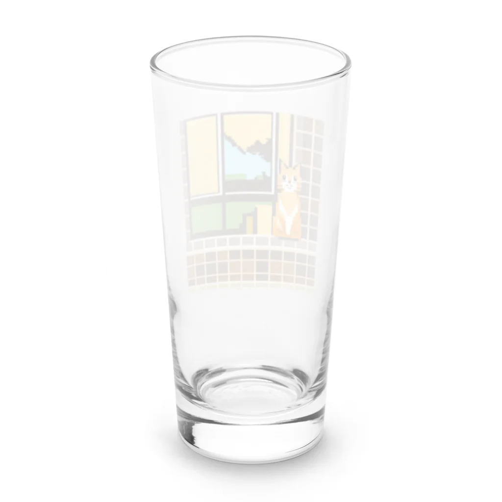 getprizeのドット絵の猫 Long Sized Water Glass :back