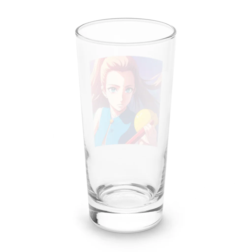 🎨デザイン宮殿🛍️の戦う乙女 Long Sized Water Glass :back