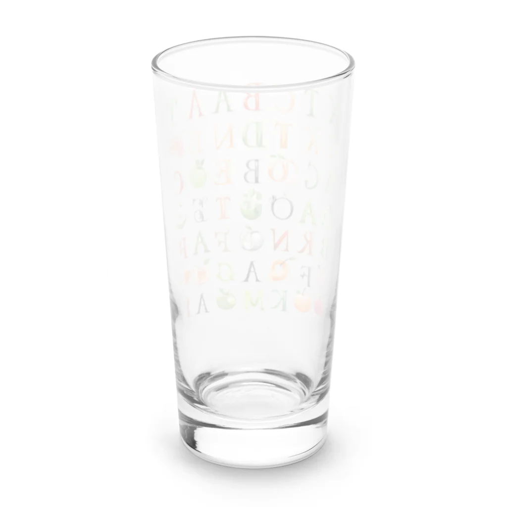 is0960348のアルファベットグッズ Long Sized Water Glass :back