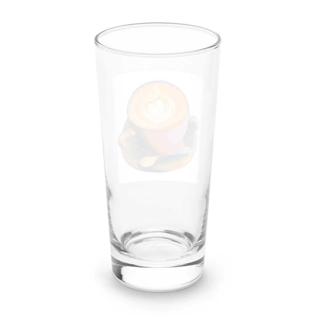 Kyoshimasaのカフェ好き Long Sized Water Glass :back