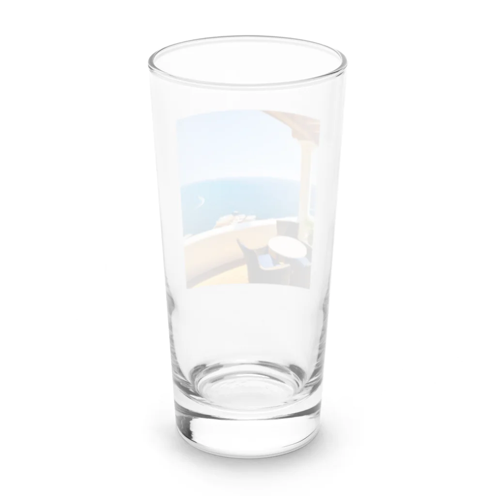 DapperMixのシーサイドカフェグッズ Long Sized Water Glass :back