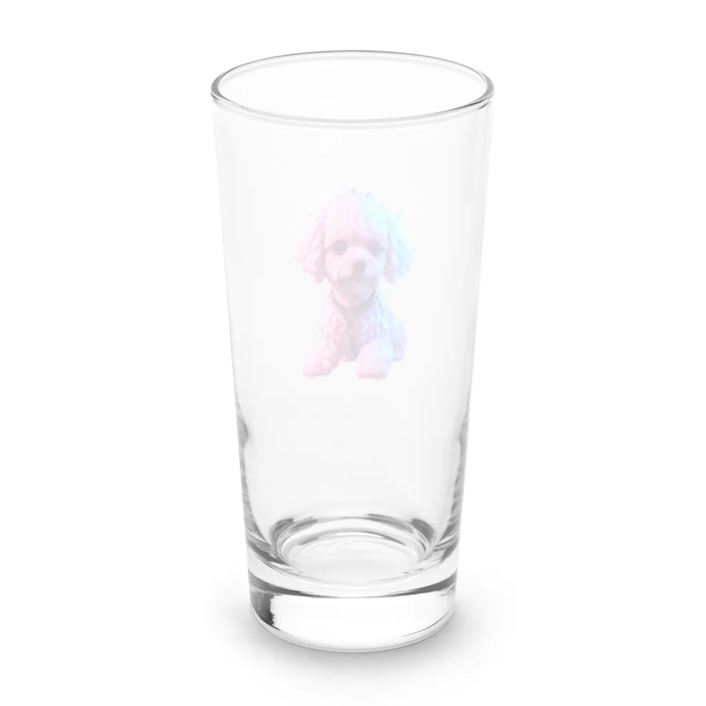 MaKenEekaRaのネオントイプードル Long Sized Water Glass :back