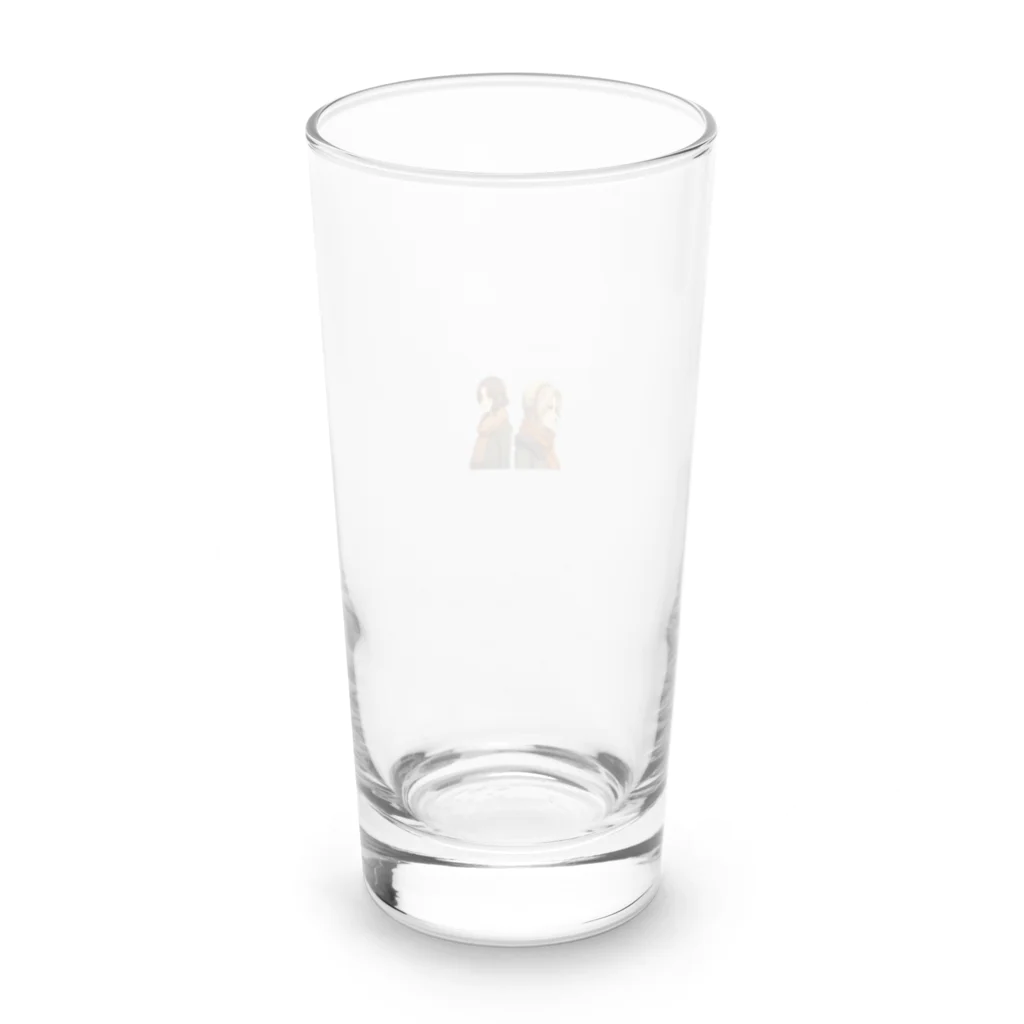 ドットアニメティーク のさとみ＆クリス Long Sized Water Glass :back