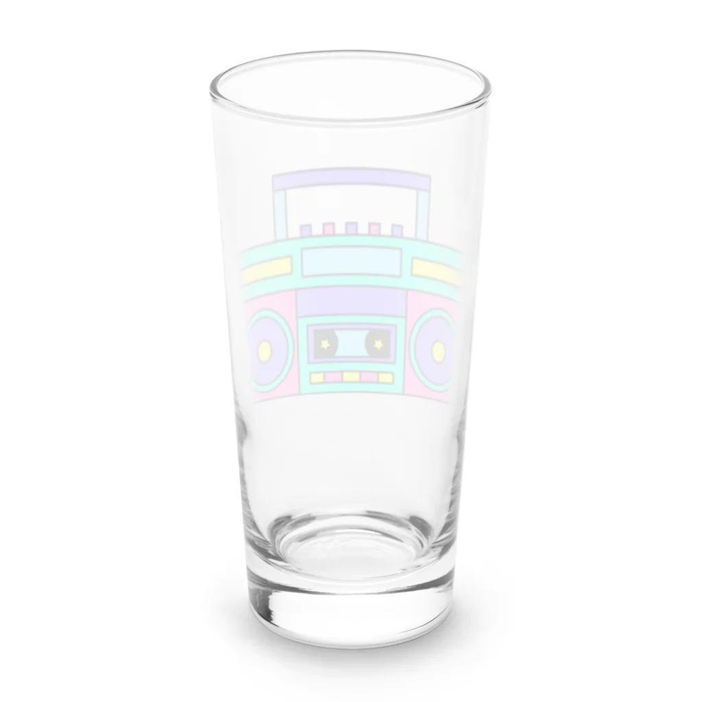 Lucia BOXの90’S　LOVE ITEM　ラジカセ Long Sized Water Glass :back