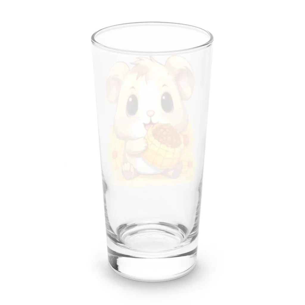 南国のあざらしのはむちゃん Long Sized Water Glass :back