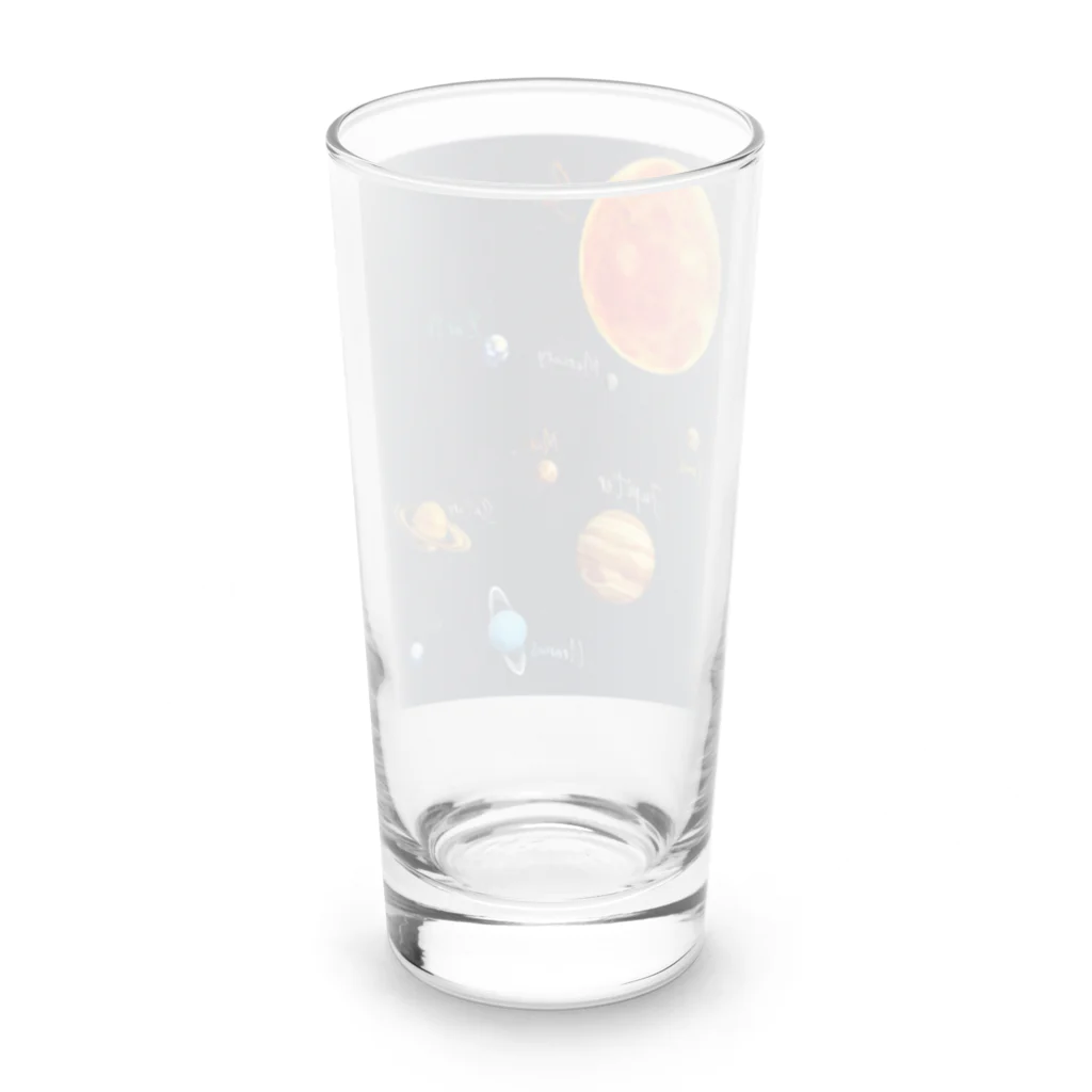 tenten323の惑星とカシオペヤ座 Long Sized Water Glass :back