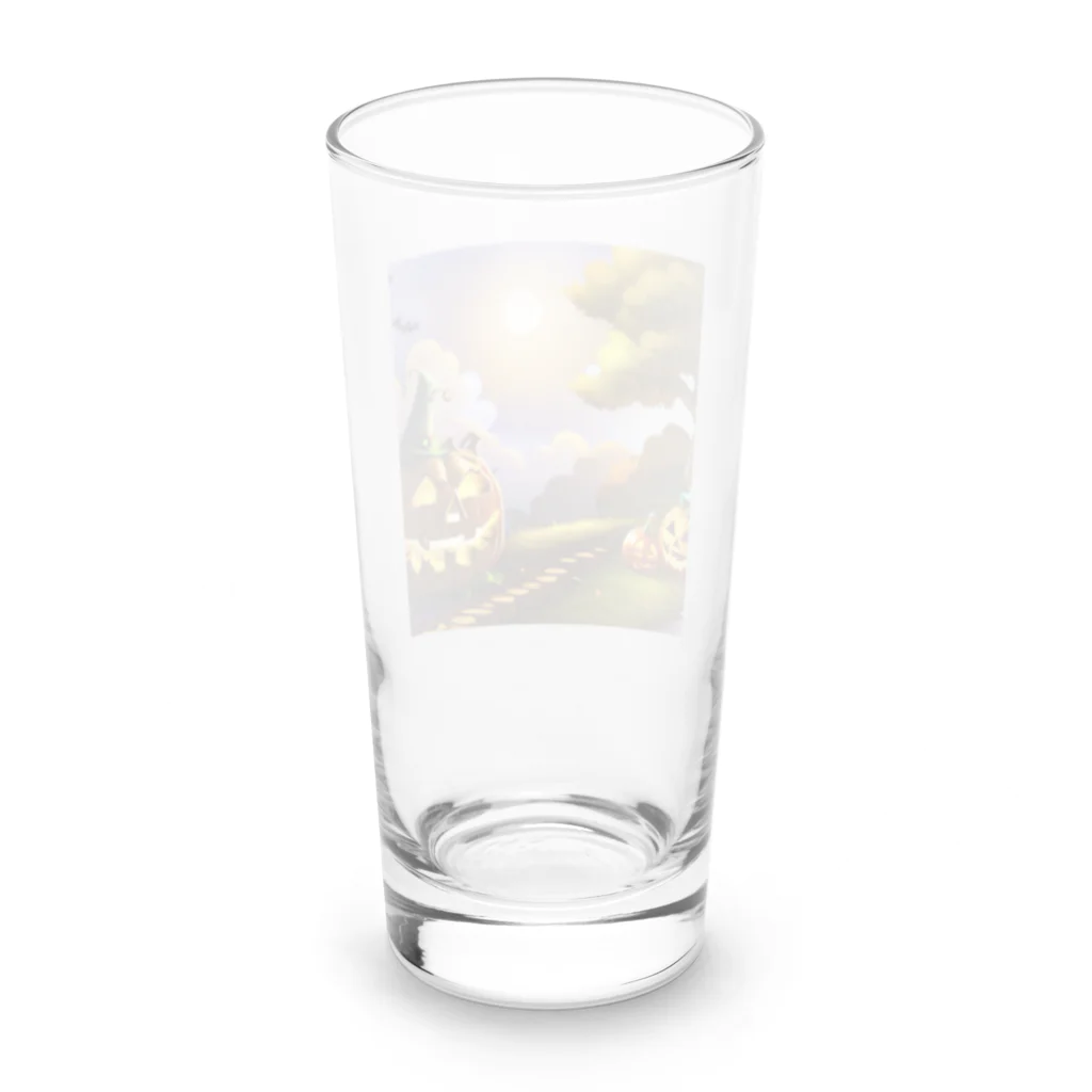 アートとデザインの魔法師けけのハロウィンの日に使えるめちゃ可愛グッズ Long Sized Water Glass :back