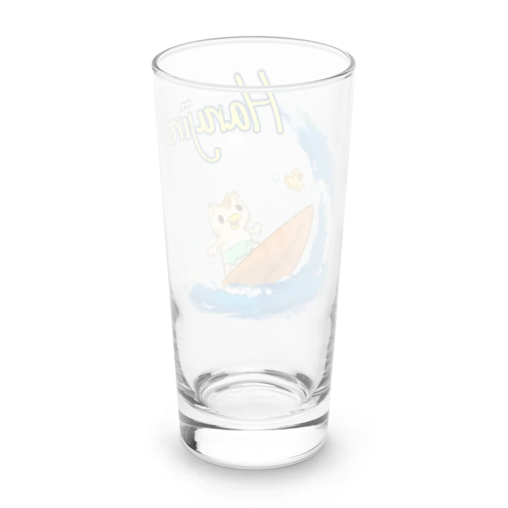 tumuのはるじろう サーフィン Long Sized Water Glass :back