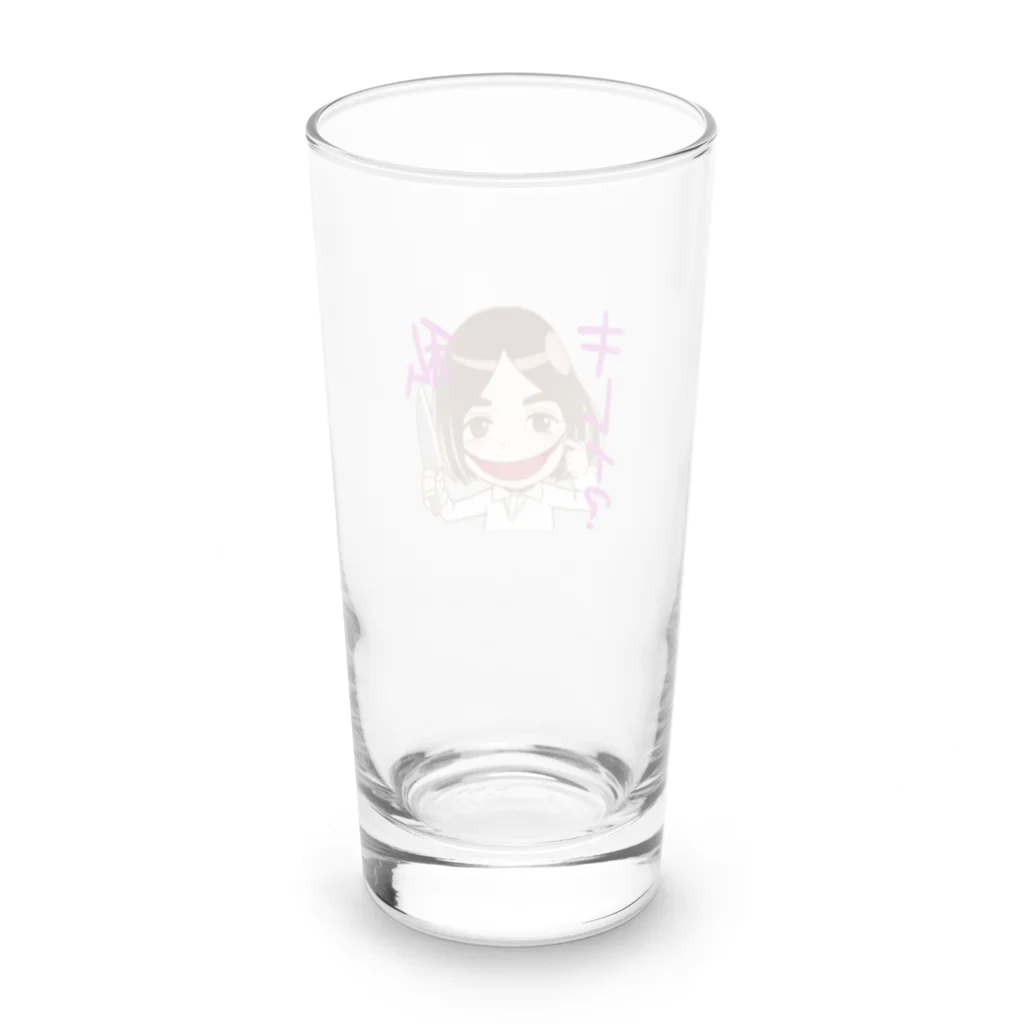 SONESONEの口裂け女、ワタシキレイ？ Long Sized Water Glass :back