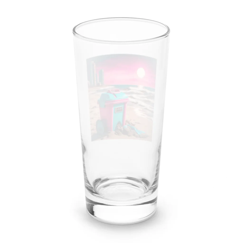 CHOCOLATEAの一人一人のこころがけ Long Sized Water Glass :back