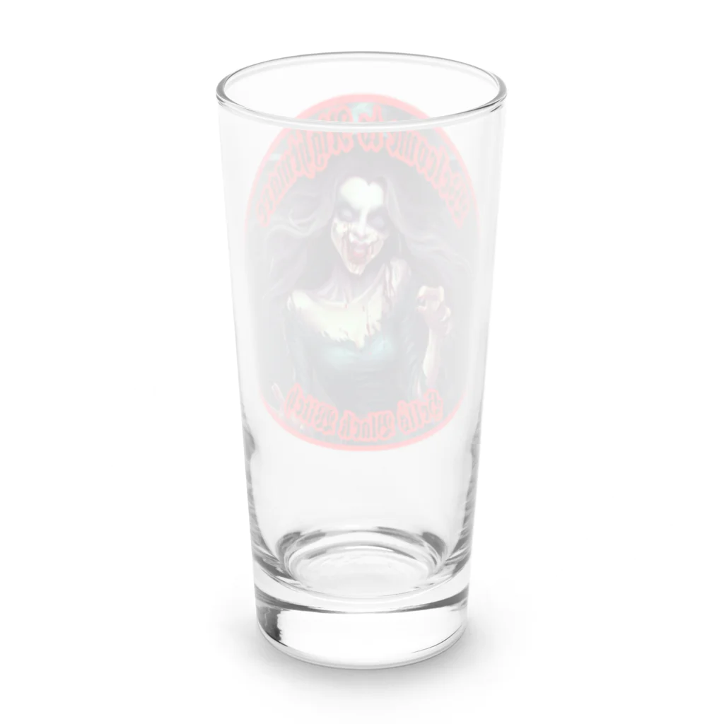 islandmoon13の恐い魔女　 Long Sized Water Glass :back