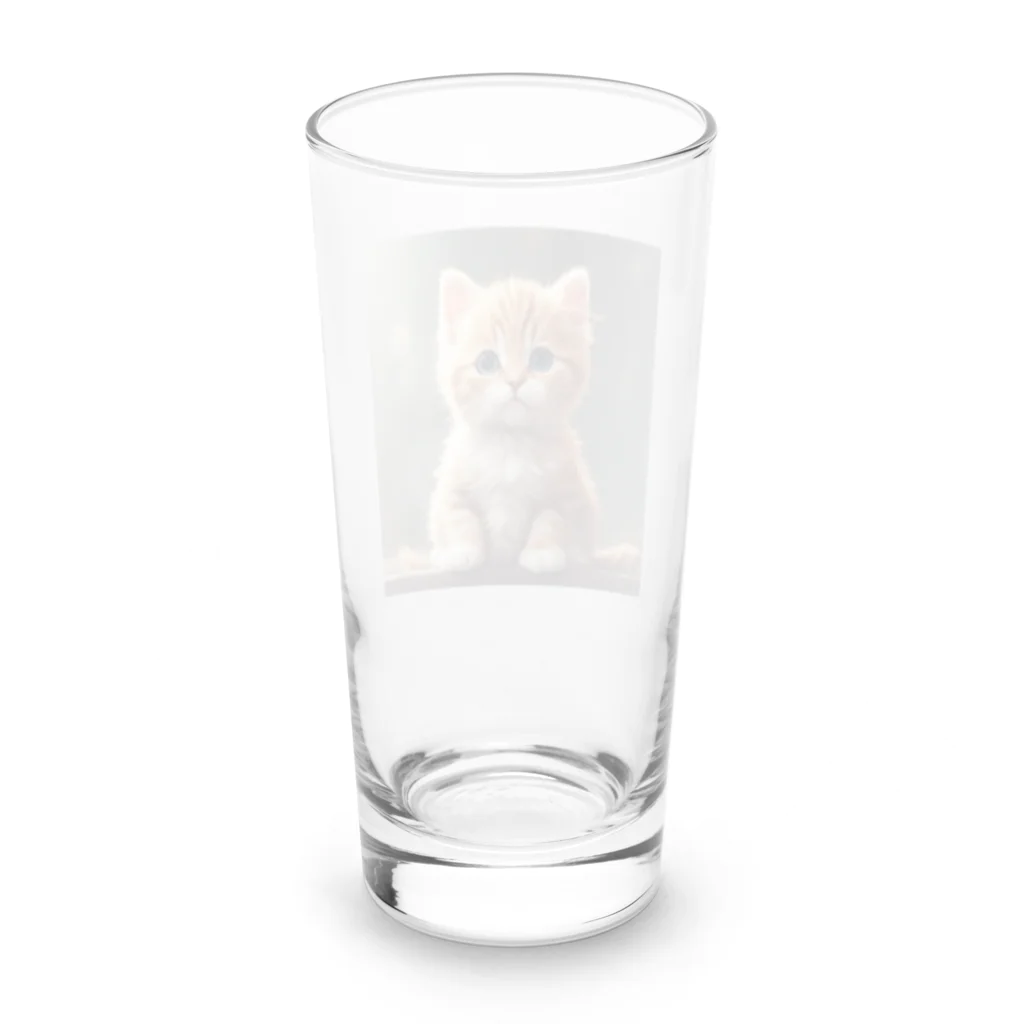 tetuharuのキュートな子猫 Long Sized Water Glass :back