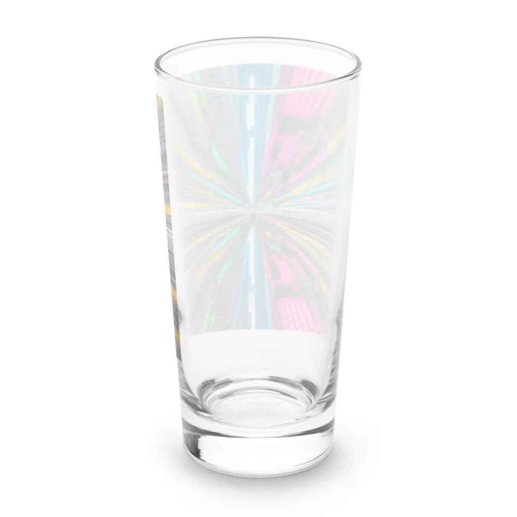 でおきしりぼ子の実験室のNeoTokyoは午後の8時〜L Long Sized Water Glass :back