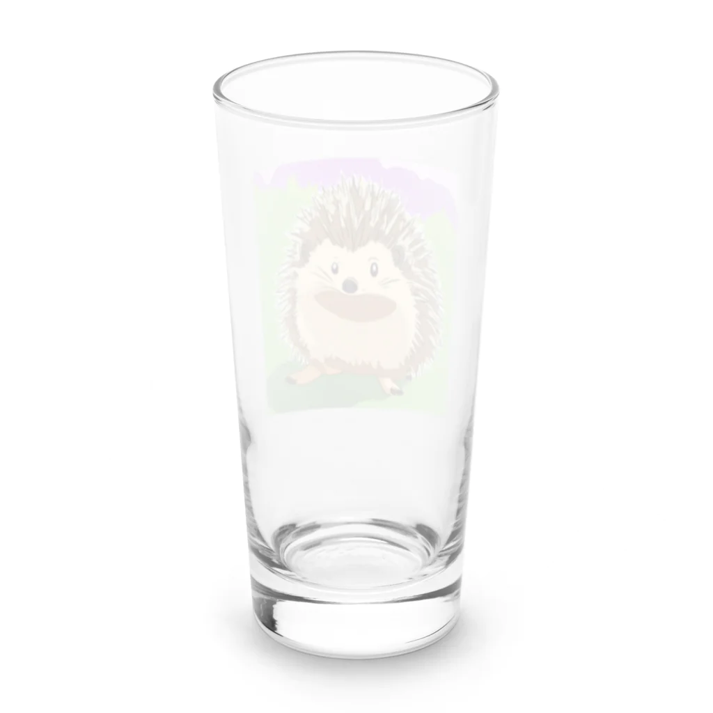 ta-haのイラストハリネズミグッズ Long Sized Water Glass :back