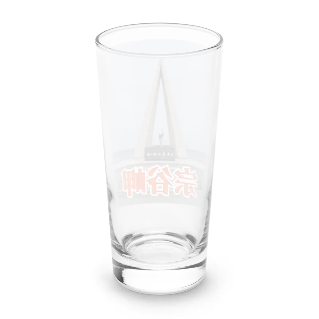 wataru-ingの宗谷岬モニュメント Long Sized Water Glass :back