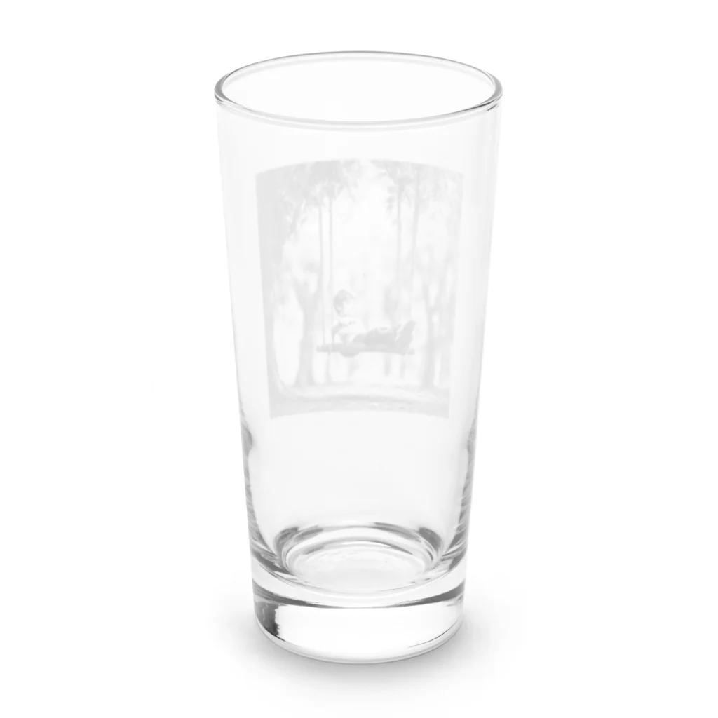 Suzuran_ranの森の中でブランコ Long Sized Water Glass :back