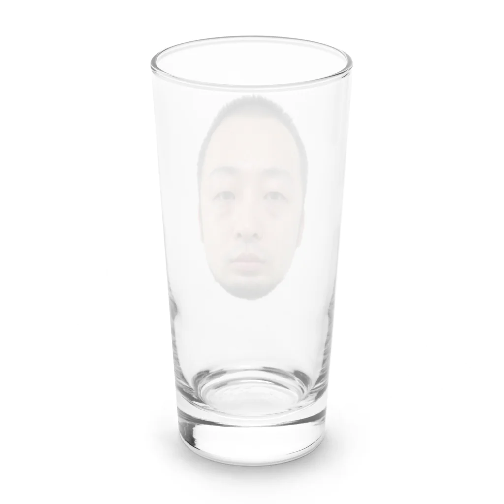 👾るみか勇者Lv.69👾の顔だけてんかんくん Long Sized Water Glass :back