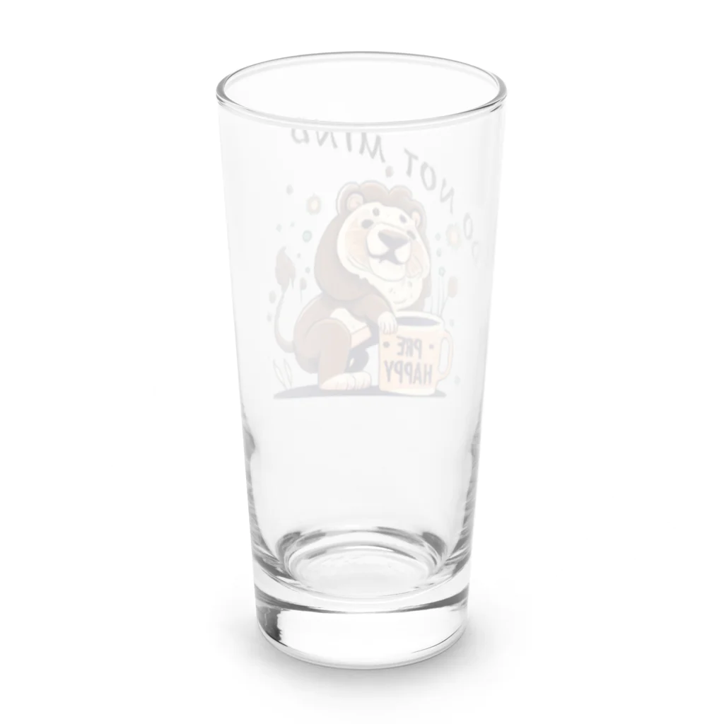 ピヨ爺の副業のほっとひとらいおん = らいらい = Long Sized Water Glass :back