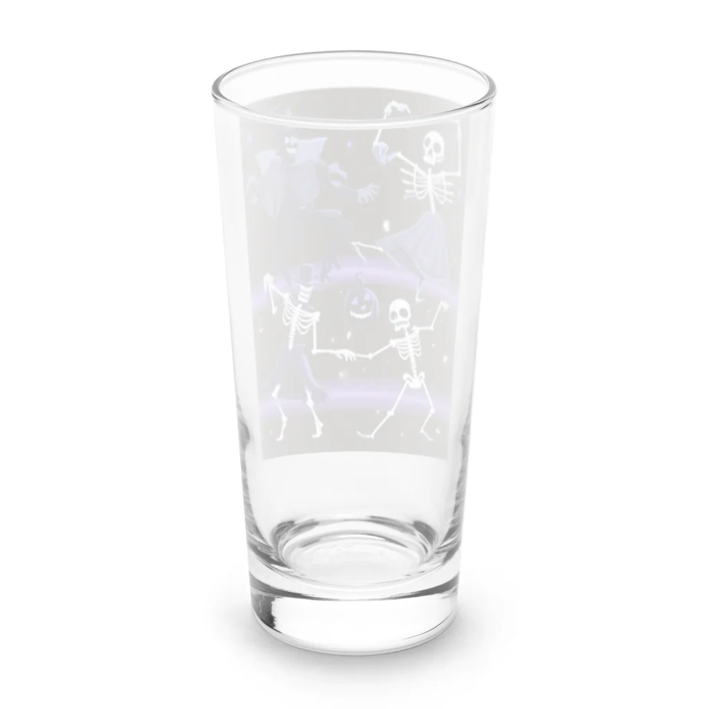 seasun011のハロウィンスケルトンダンス04 Long Sized Water Glass :back