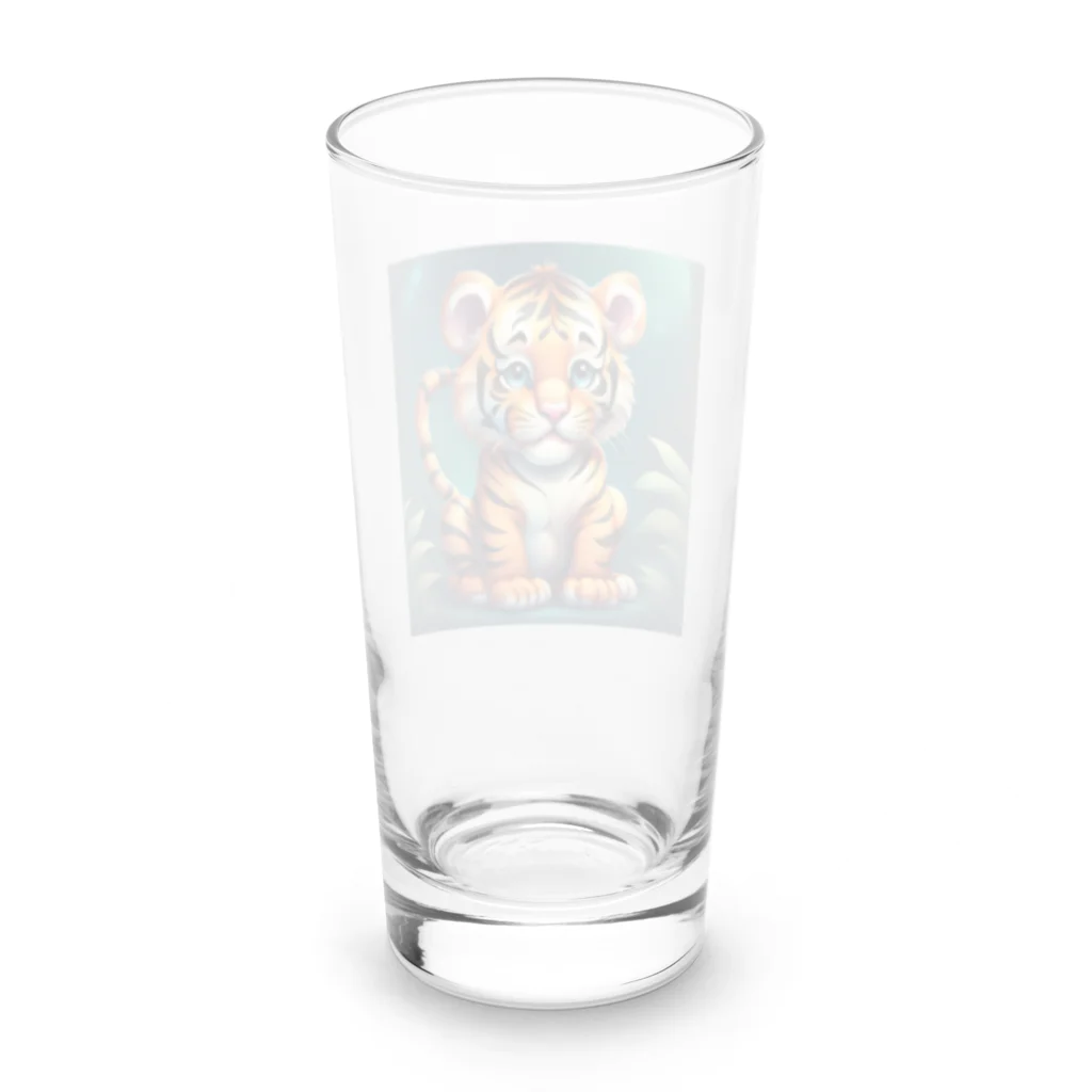 rua-ruc-brzのPretty Tiger Long Sized Water Glass :back