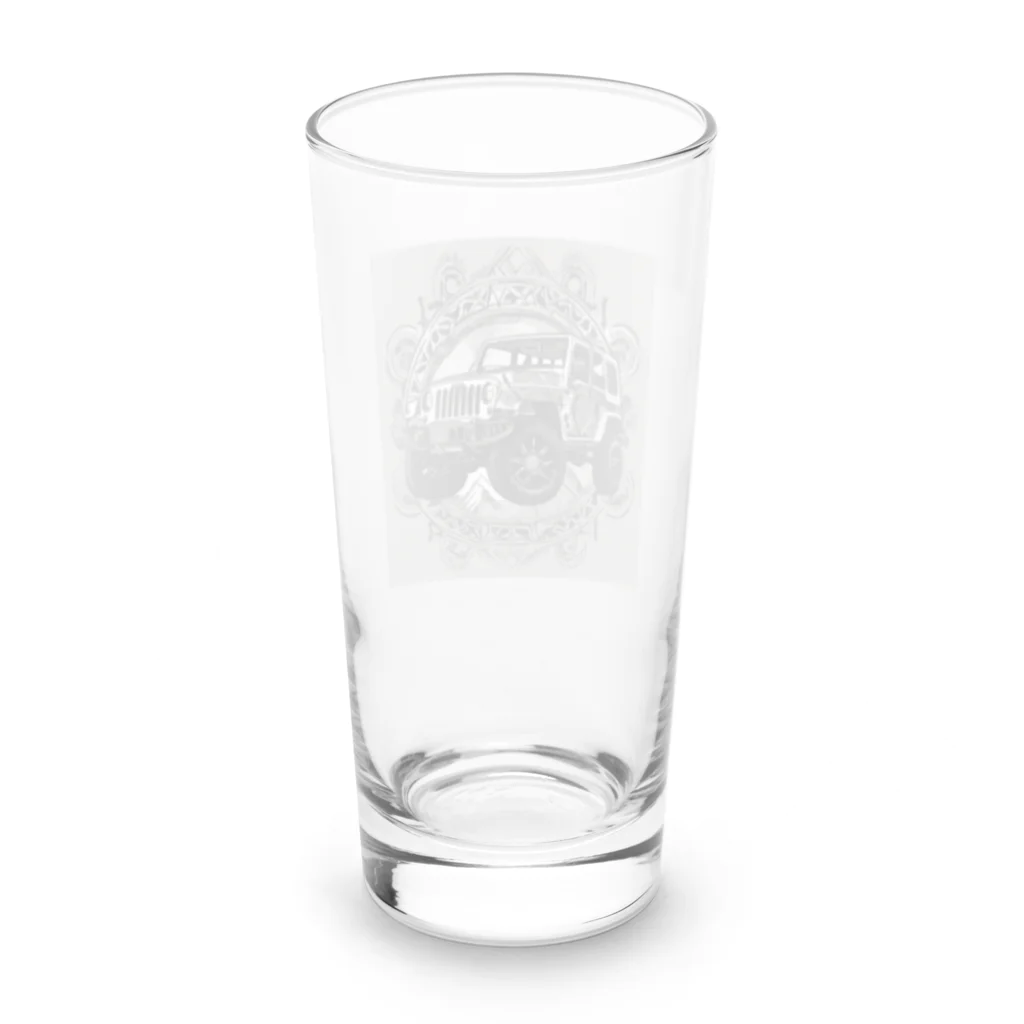 yougawhogaのトライバル　ジープ1 Long Sized Water Glass :back