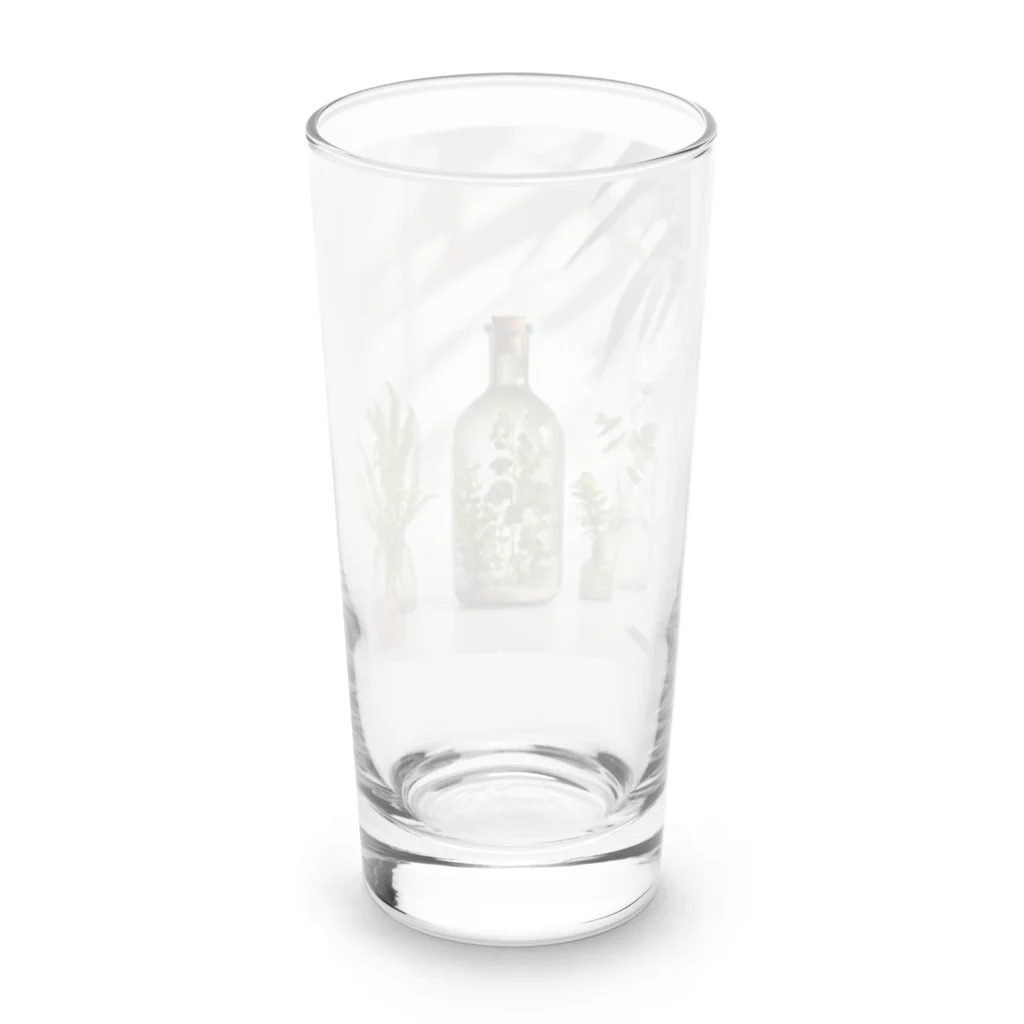 すまいるのおしゃれ植物グッズ Long Sized Water Glass :back