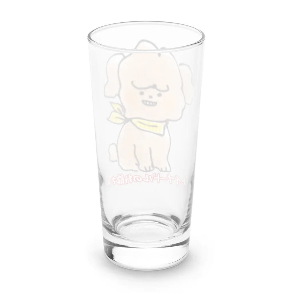 トイプードルのお爺さんのトイプードルのお爺さん Long Sized Water Glass :back