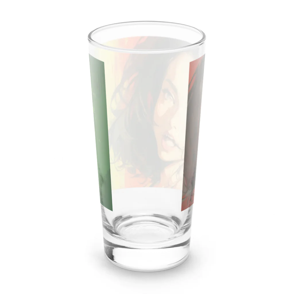 ボンブ映像社のレゲェ女子 Long Sized Water Glass :back