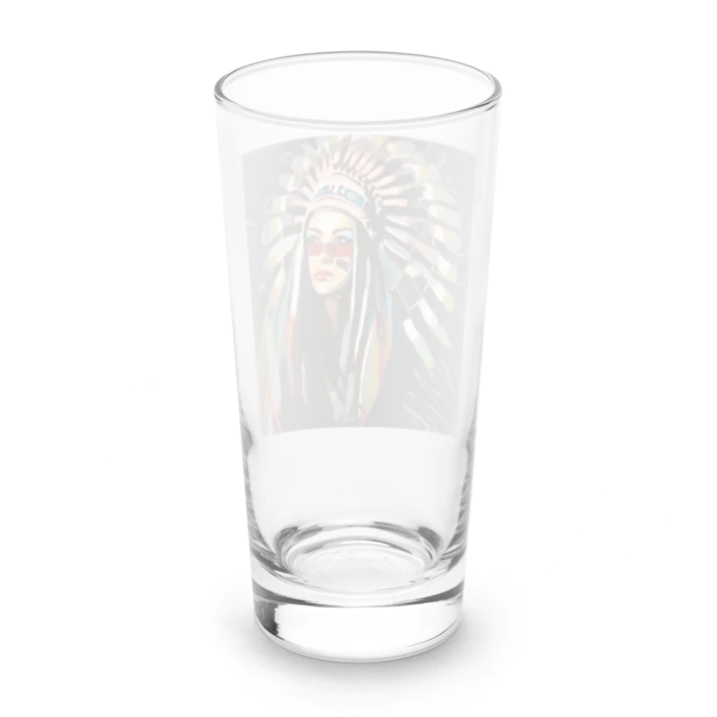 ファンタジスターのメキシカンフェザー Long Sized Water Glass :back