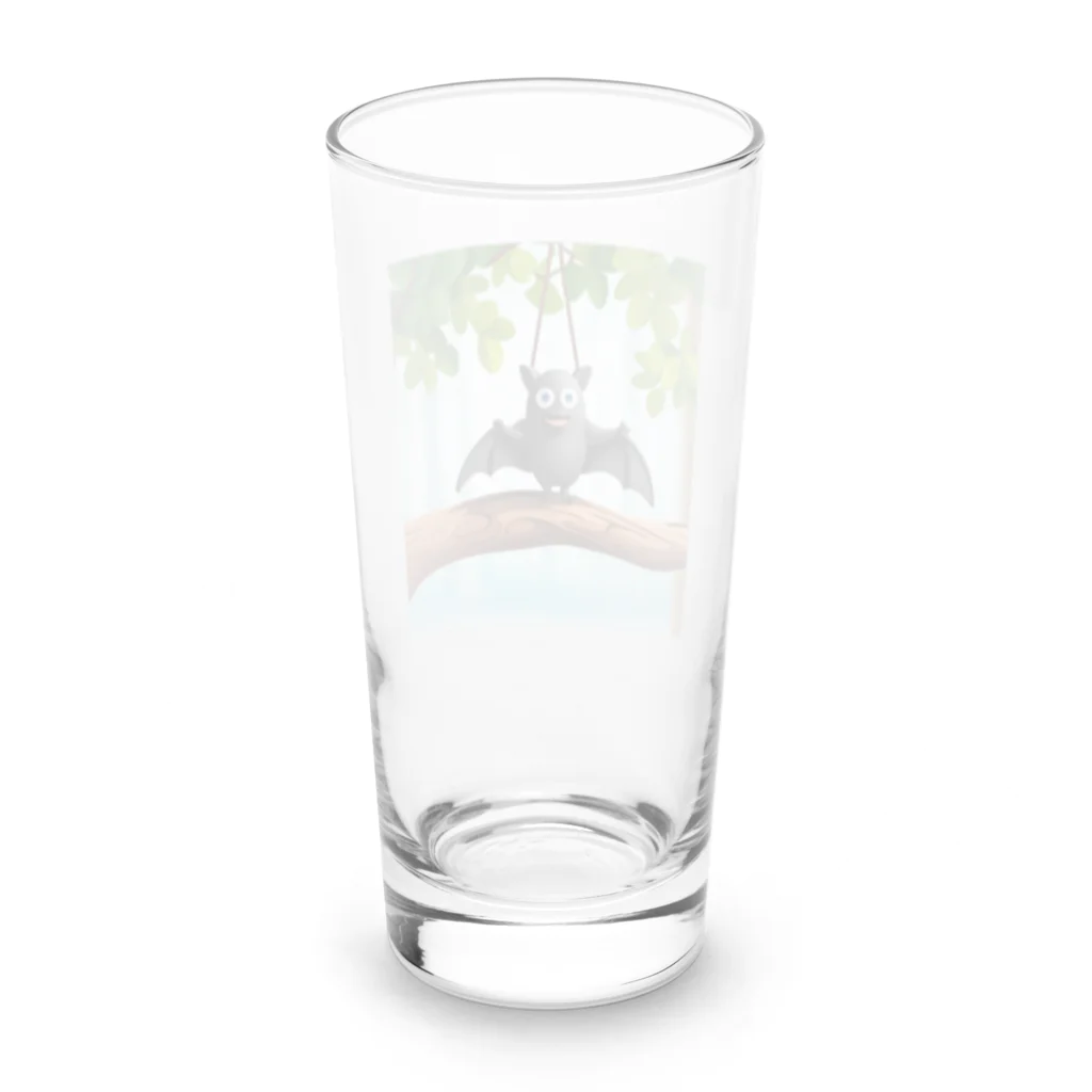 kosaemon3のまだ飛べないバットマン Long Sized Water Glass :back