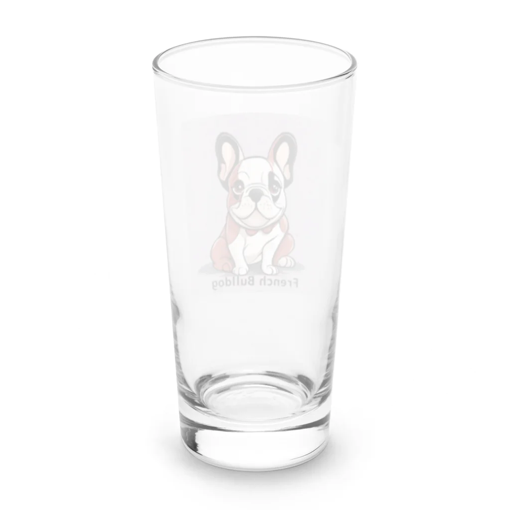 taka1005のフレンチブルドックの魅力を詰め込んだ『ブルドック・ワンダーランド』コレクション Long Sized Water Glass :back