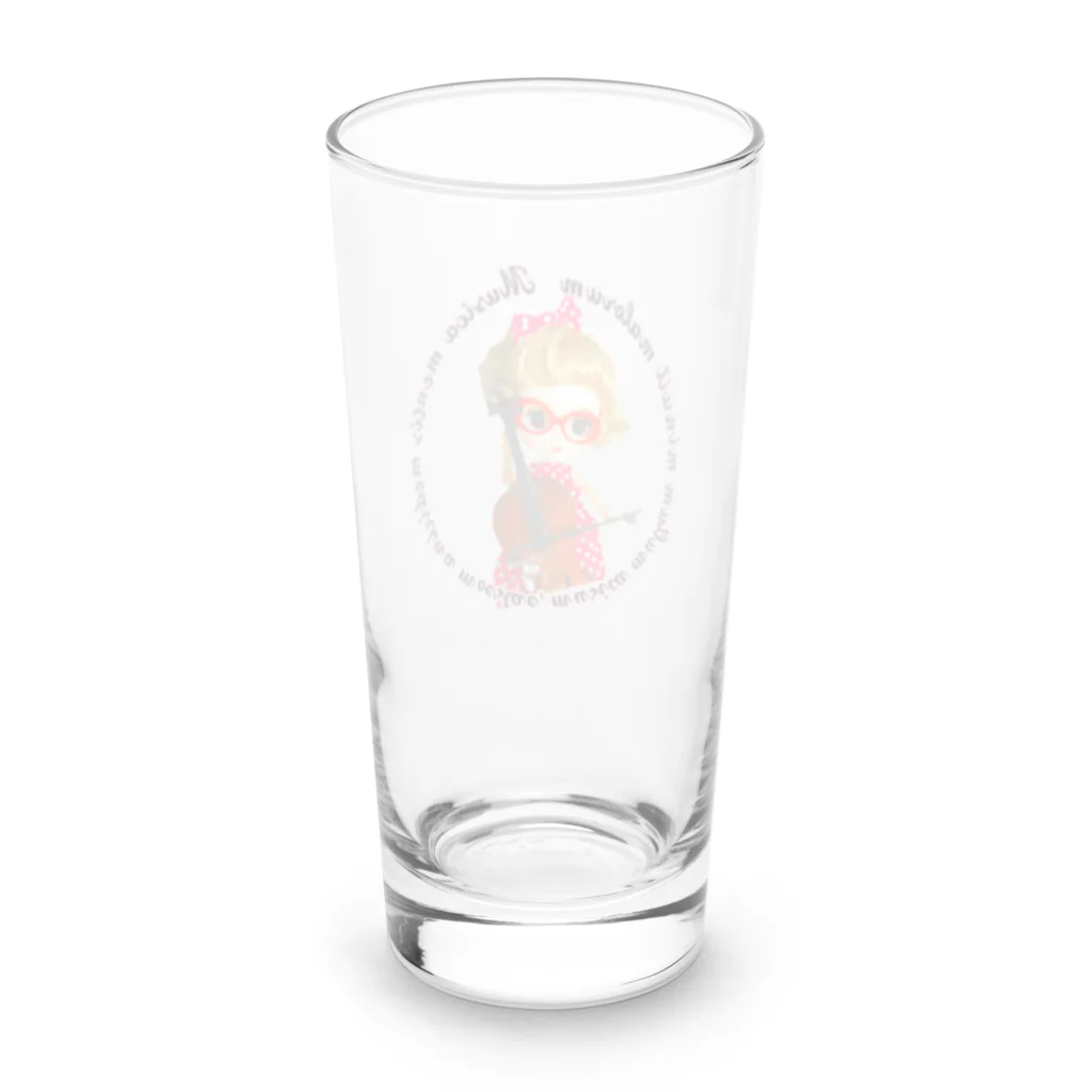 モデレーターマッキーのおみせの玉子(たまこ)です Long Sized Water Glass :back