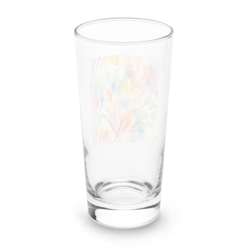 Kagarinのフラワー Long Sized Water Glass :back