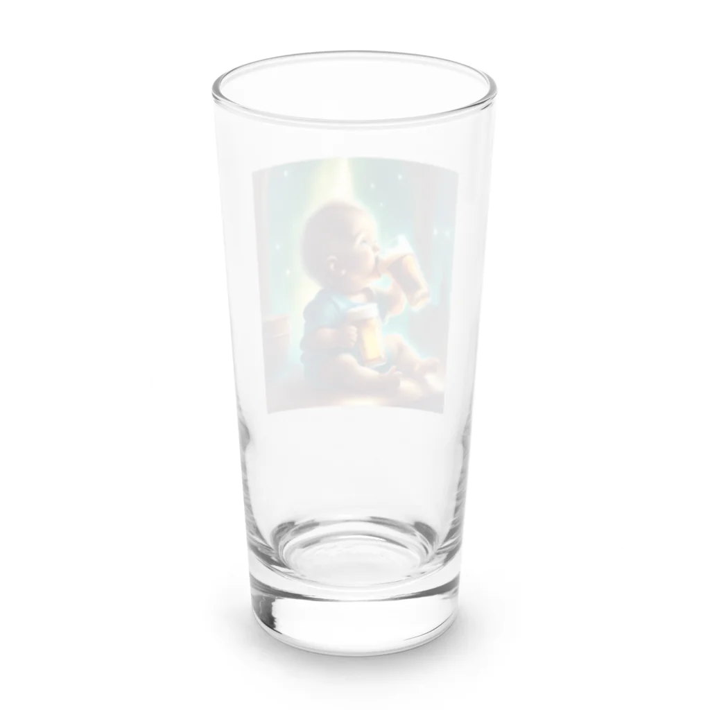 Baby smokerのBaby beer Long Sized Water Glass :back