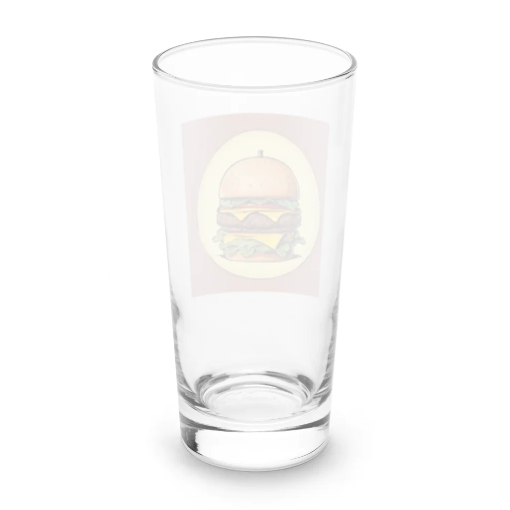 FUJIMON shopのバーガーバーガー Long Sized Water Glass :back