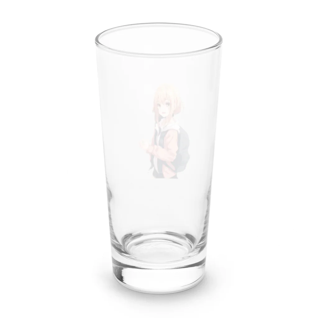 kazoku5のツンデレ女子 Long Sized Water Glass :back