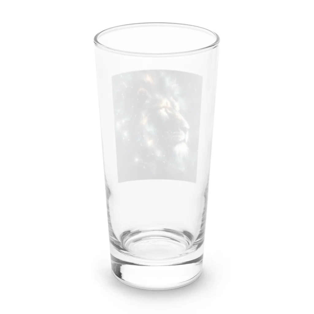 shop_cosmoの星屑のライオン Long Sized Water Glass :back