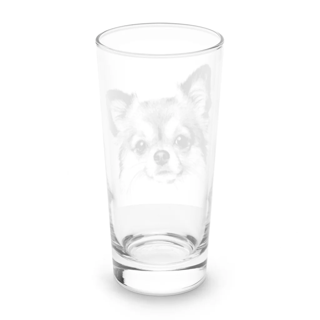 takepanのチワワシリーズ Long Sized Water Glass :back