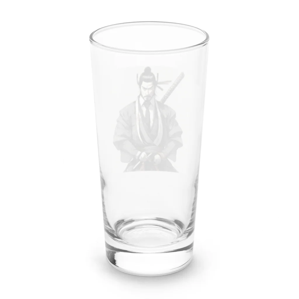 hyon1004のサラリーマン侍 Long Sized Water Glass :back