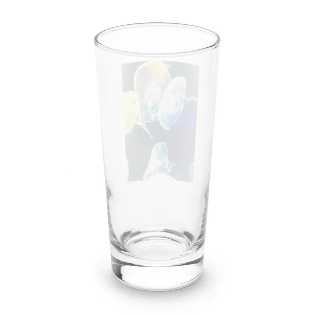 アトリエ　気ままにめろんぱんの美しいクラゲの世界へようこそ Long Sized Water Glass :back