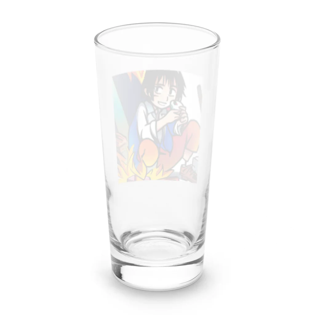 Ryuu_0925のキュートなキャラクターたちの冒険 Long Sized Water Glass :back