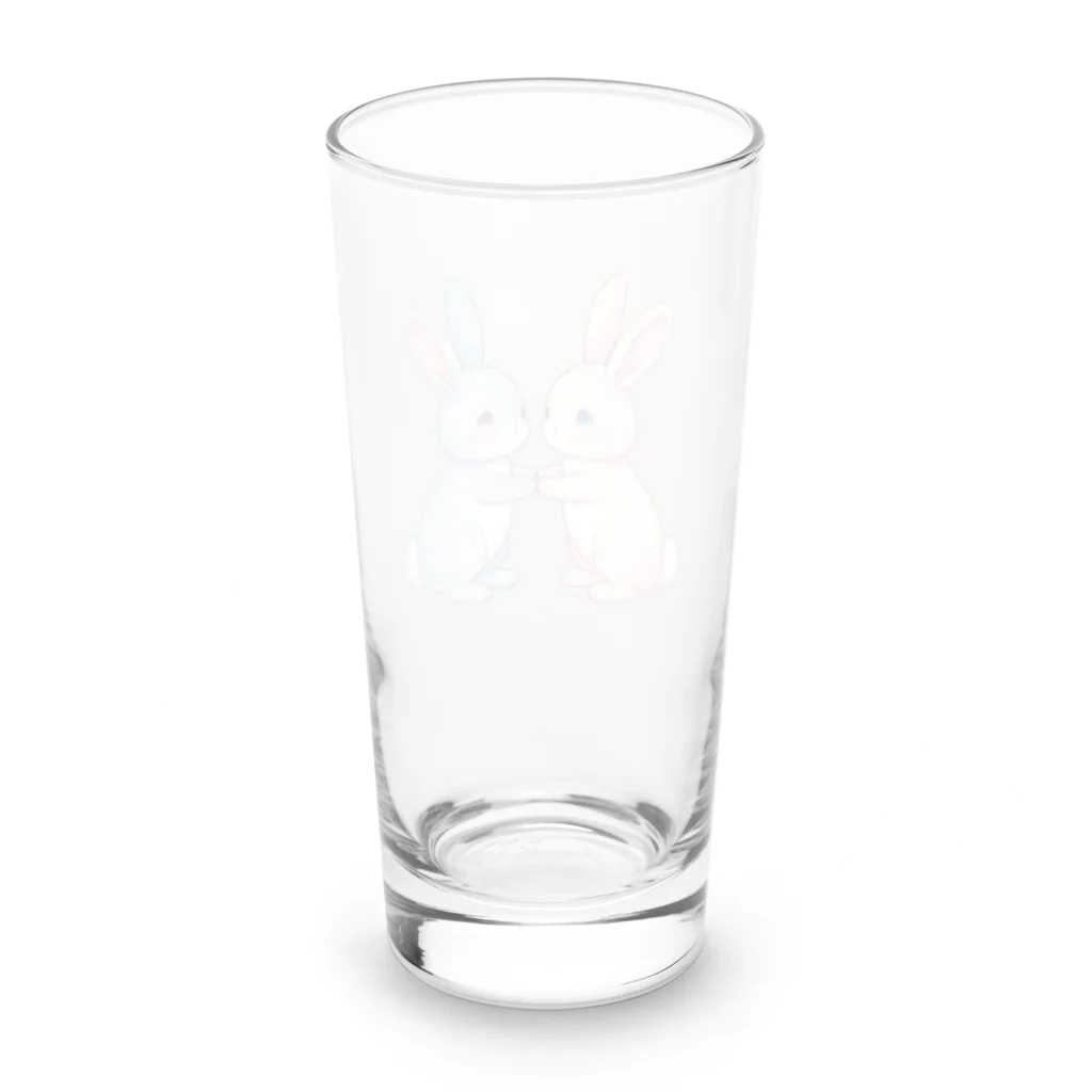 ゆるふわショップのゆるふわうさぎ Long Sized Water Glass :back