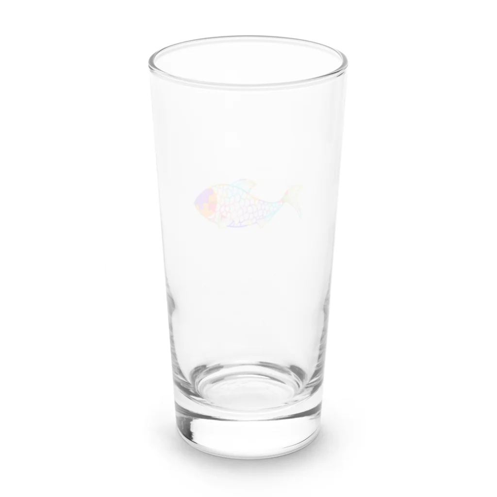 mumusの魚　jigsaw pals Long Sized Water Glass :back