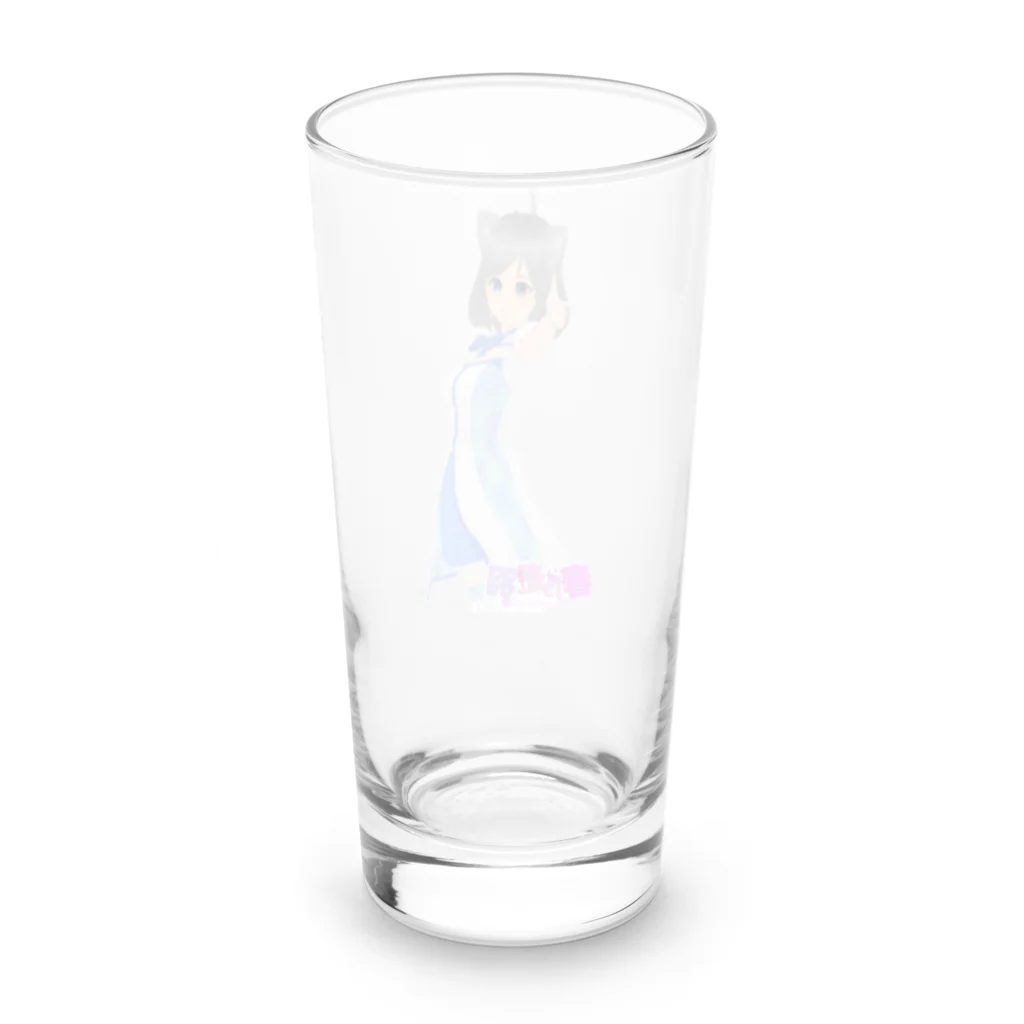 春乃遊羽アイディアイラストショップの春乃遊羽 Long Sized Water Glass :back