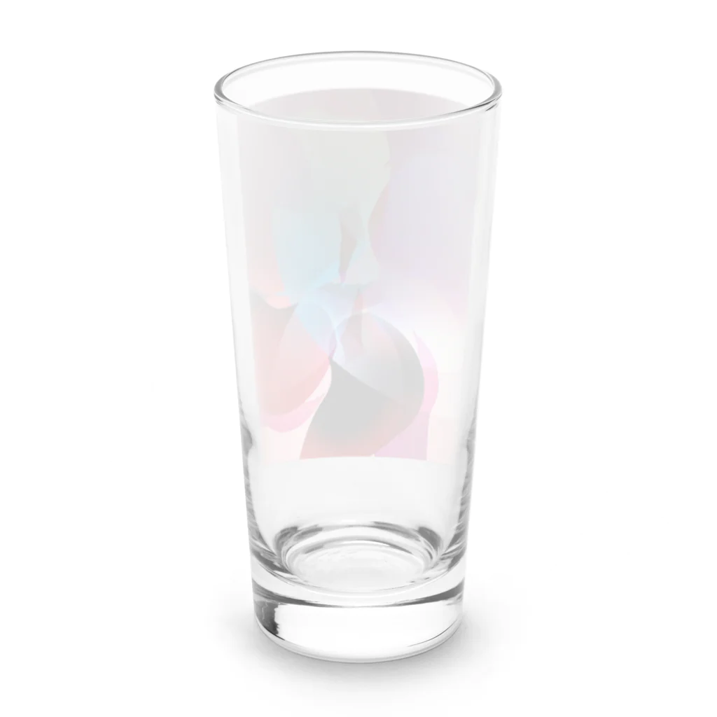 GOOD VIBES CATSのあなたはおしり派？おっぱい派？ Long Sized Water Glass :back